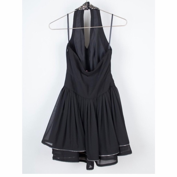 Ted baker black with sequins size 2 dress - Picture 2 of 10